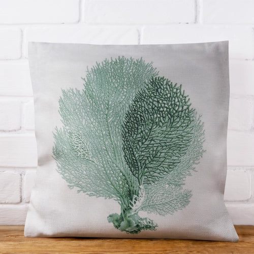 Reef Stylized Cushion featuring a textured design inspired by the vibrant patterns of coral reefs.